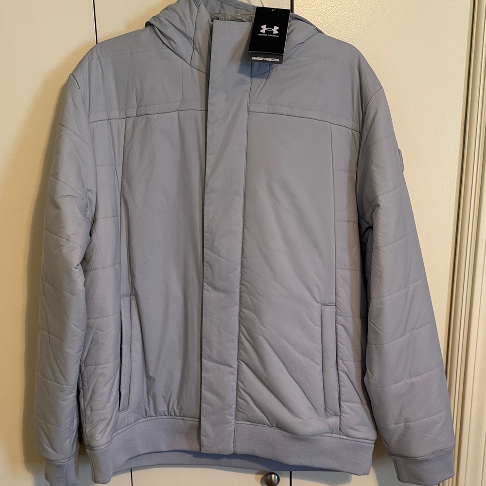 Under Armour Men's Light Gray Puffer Jacket